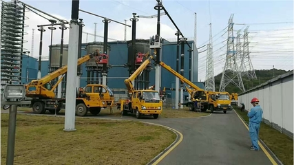 高空作業(yè)吊籃車出租、高空安裝電線電纜車、高空吊車出租租賃