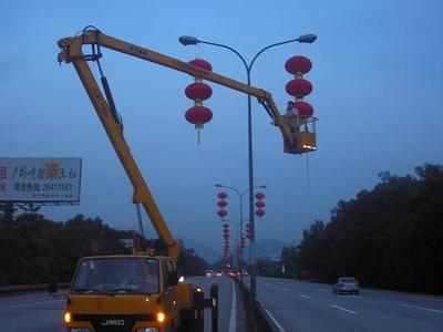 春節迎來春氣象佛山三水路燈安裝車路燈維修車出租(三水路燈安裝車,車路燈維修車出租,路燈安裝車)--廣東跨越高空設備租賃